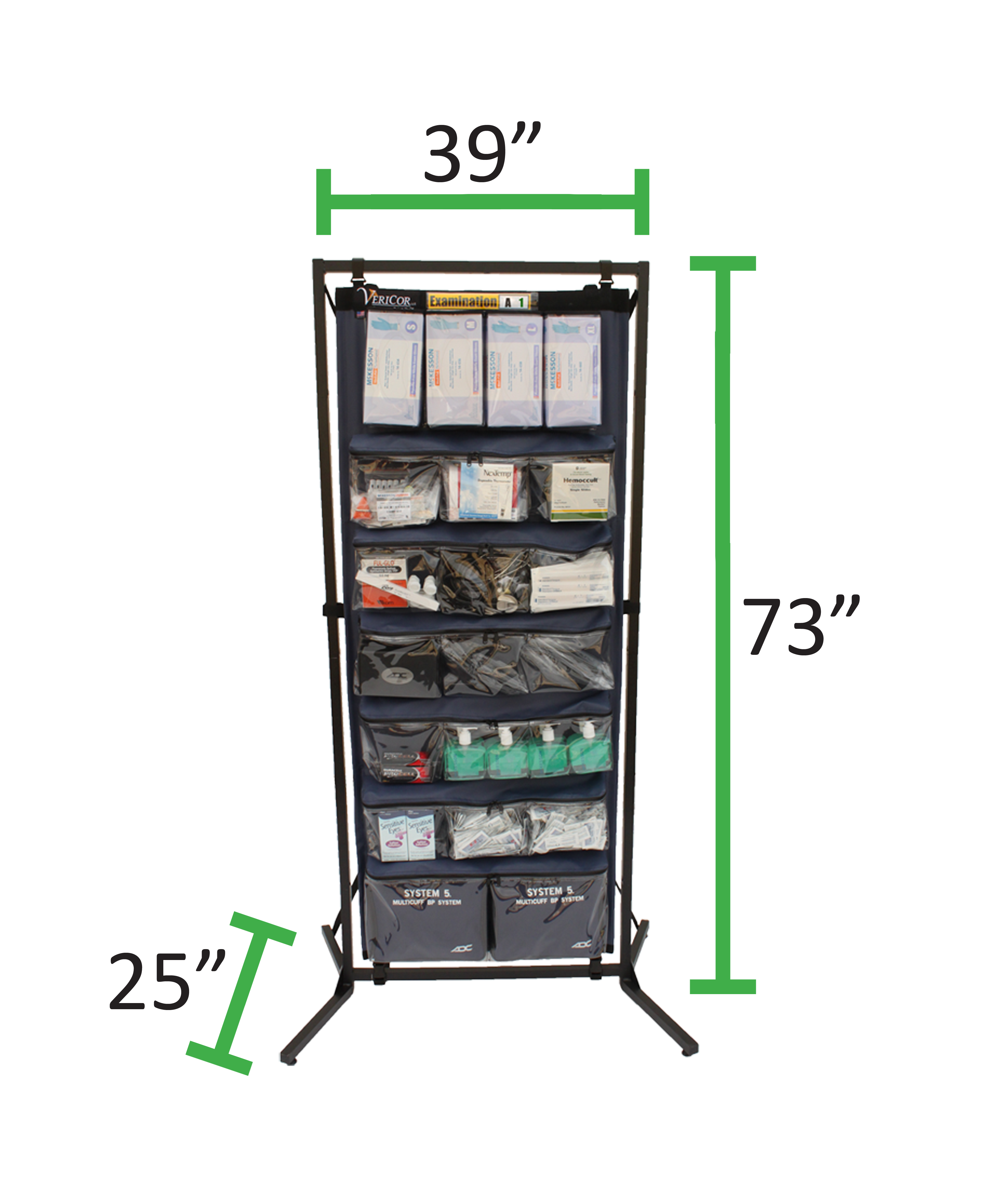 Examination MedKit Dimensions - MK-E