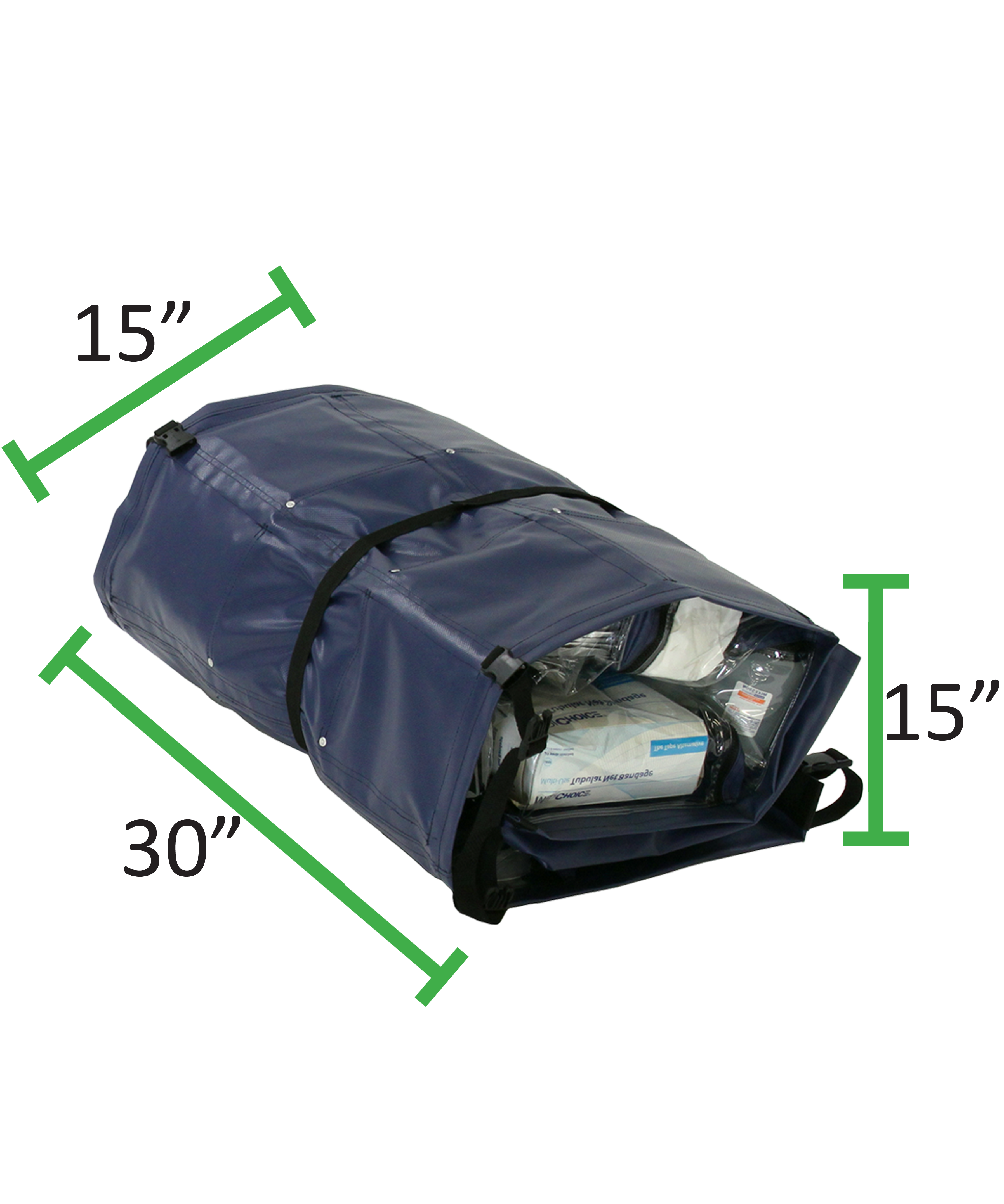 MedKit Rolled Up Dimensions