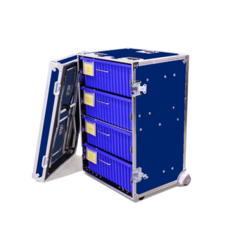 Medical-Organizer-with-4-Drawers-&-Table-(Navy-Blue) -- MC-MO-NB