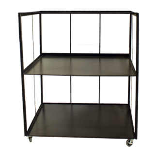 Rolling-Rack-for-12-Bariatric-Beds -- RR-12B