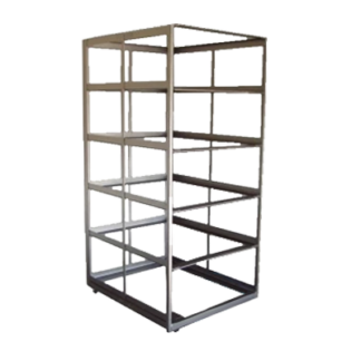 Rolling-Rack-for-10-Response-Beds -- Without-Beds