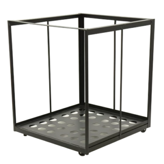 Rolling-Rack-for-6-Bariatric-Beds -- without-beds