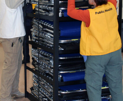 Organize resources before deployment begins SI-bed-rack3