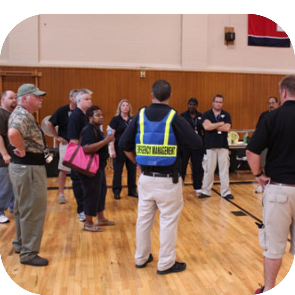 Emergency preparedness exercise to prepare for storm and surge events.