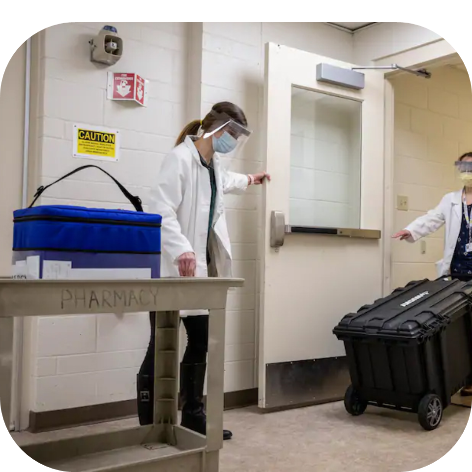 Transporting vaccines, blood products, medications, and biospecimens