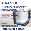 Cool Cube advanced VIP and PCM thermal regulation technology