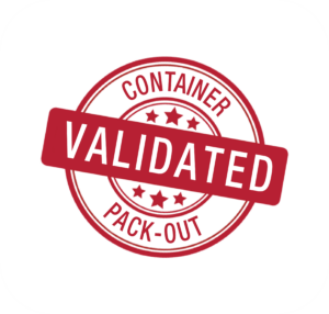 validated packout container